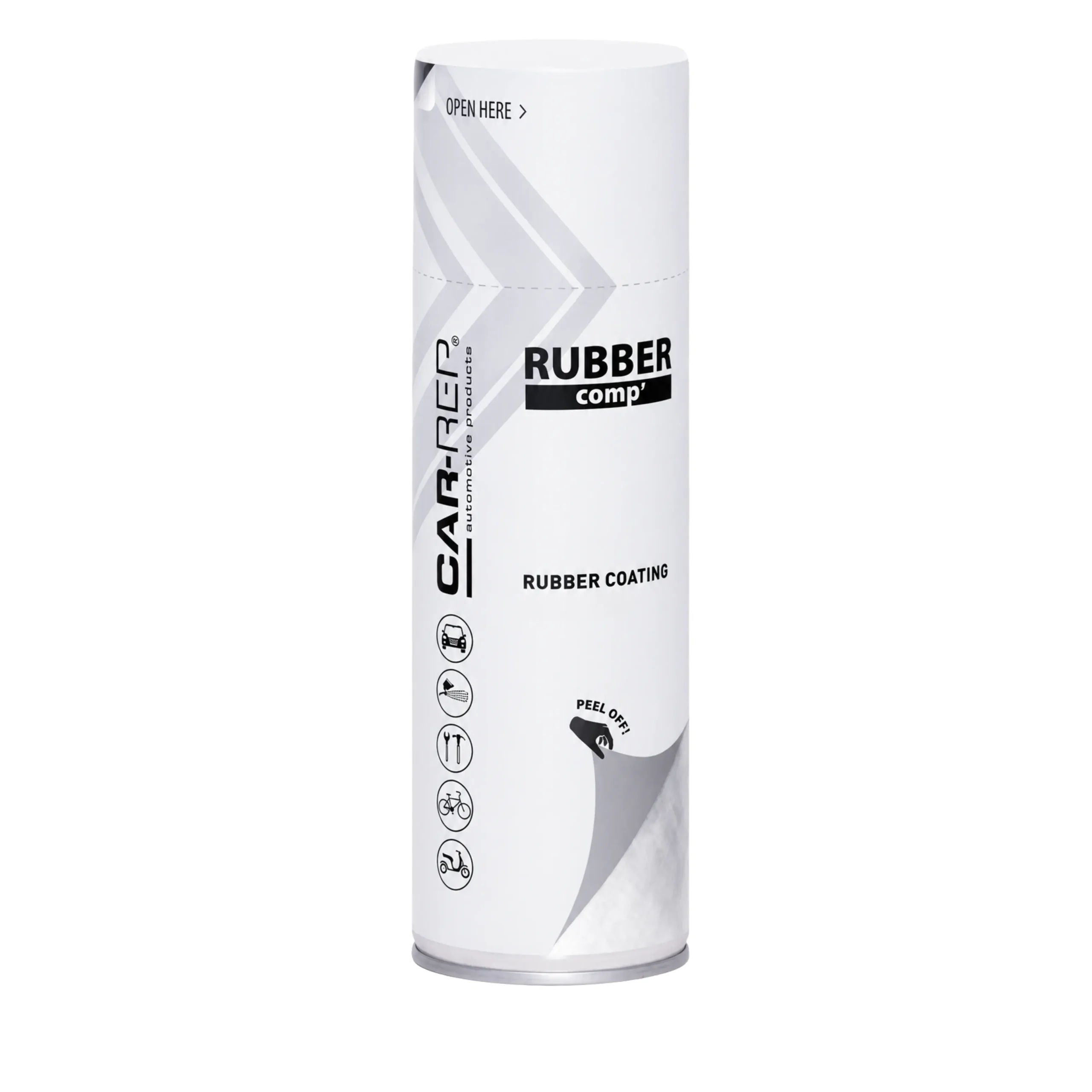 rubbercomp bianco