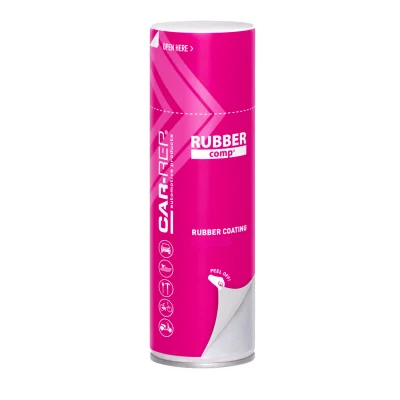 rubbercomp rosso fluo
