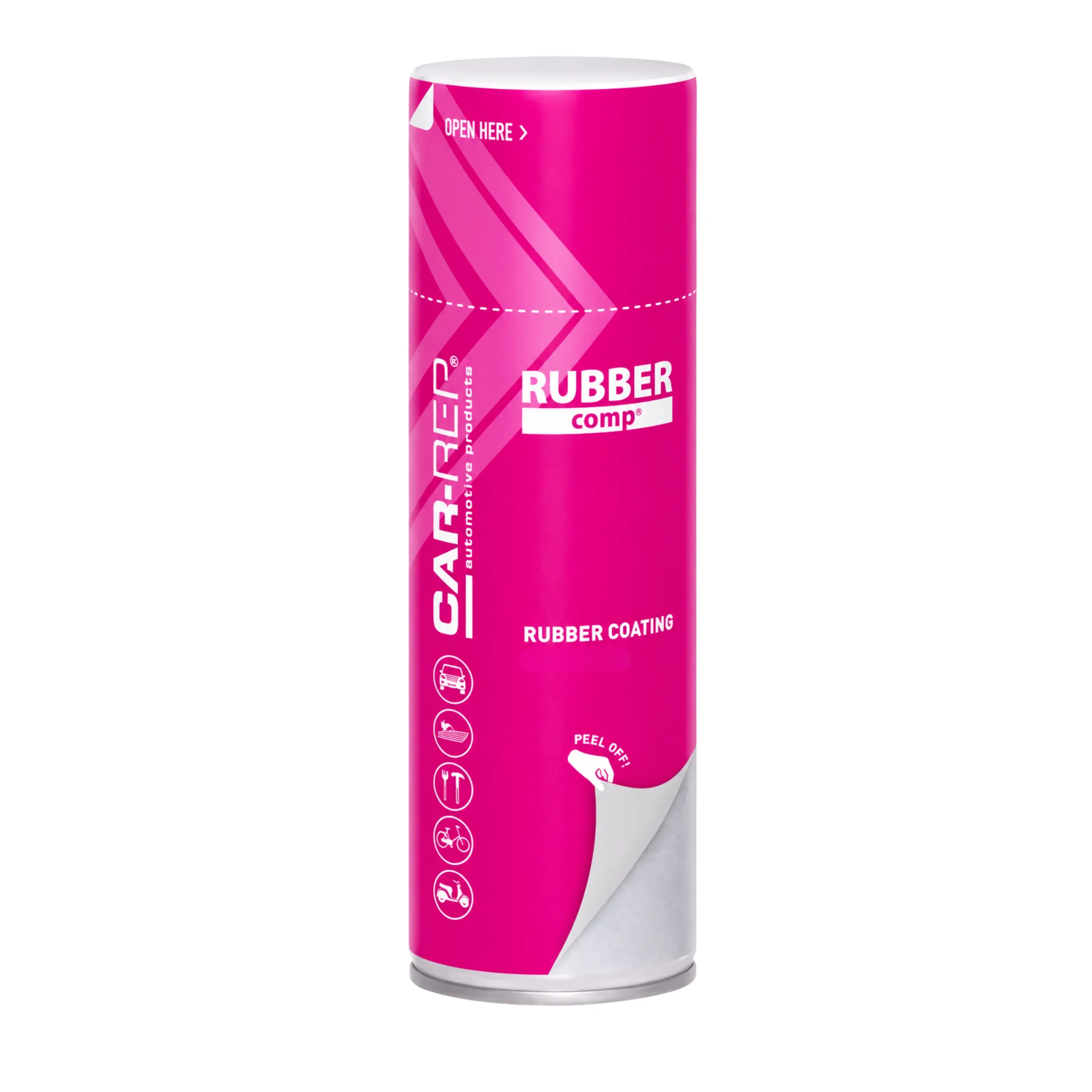 rubbercomp rosso fluo