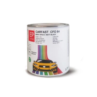Smalto Nitro Nero Opaco Ep-Carfast 0.750 lt Ep Vernici