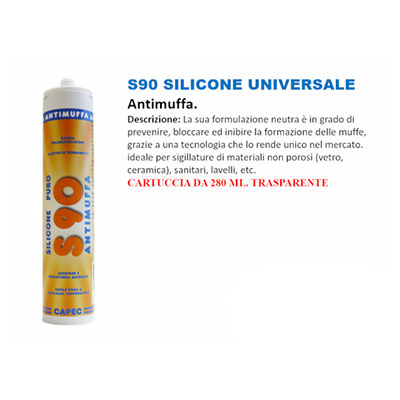 Silicone Universale Trasparente S90 ml 280