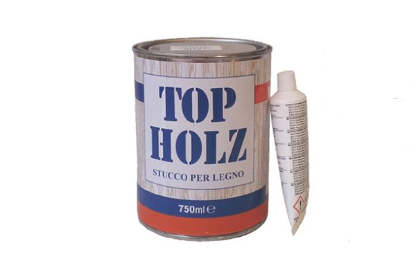 Stucco Poliestere per Legno Bianco Top Holz 0.750 lt - Top Color