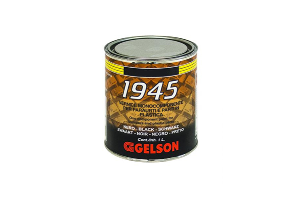 Vernice Monocomponente Grigio Scuro Texturizzata per Plastiche 1 lt 1945 Gelson