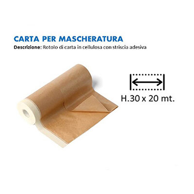 Nastro Adesivo In Carta, 25 Mm X 50 M - Nastro Per Mascheratura - Foto 7