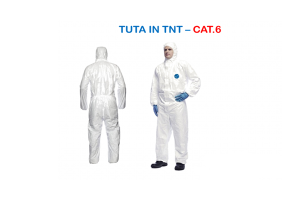 Tuta da Lavoro con Cappuccio Categoria Protezione 5-6 taglia XXL