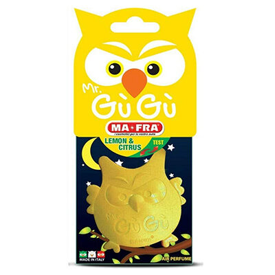 Profumatore Auto Mr Gu'gu' Lemon & Citrus Giallo Ma-Fra