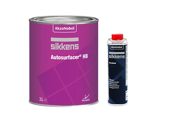 Fondo Sikkens Autosurfacer HB 5:1 lt 1 + Catalizzatore Slow P35 lt 0.500