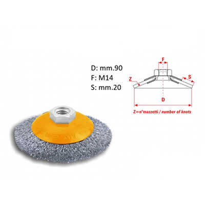 Spazzole Per Smerigliatrice Angolare | Set 4 Pezzi | Ø 75 Mm E 100 Mm | Per Rimuovere Ruggine E Vernice - Foto 2