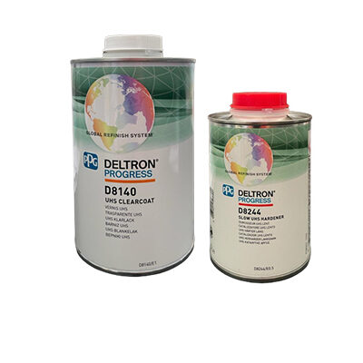 Kit D8140 Trasparente Acrilico UHS lt 1 + Catalizzatore UHS Medio lt 0.500 PPG
