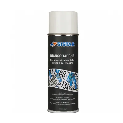 bianco targhe sistar