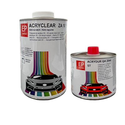 Kit Trasparente Acrilico 2K Anti-Scratch HS Acryclear ZA10 1 lt + Catalizzatore Standard 0.500 lt Ep Vernici