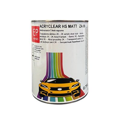 Trasparente Acrilico 2K Acryclear HS Opaco ZA09 1 lt Ep Vernici