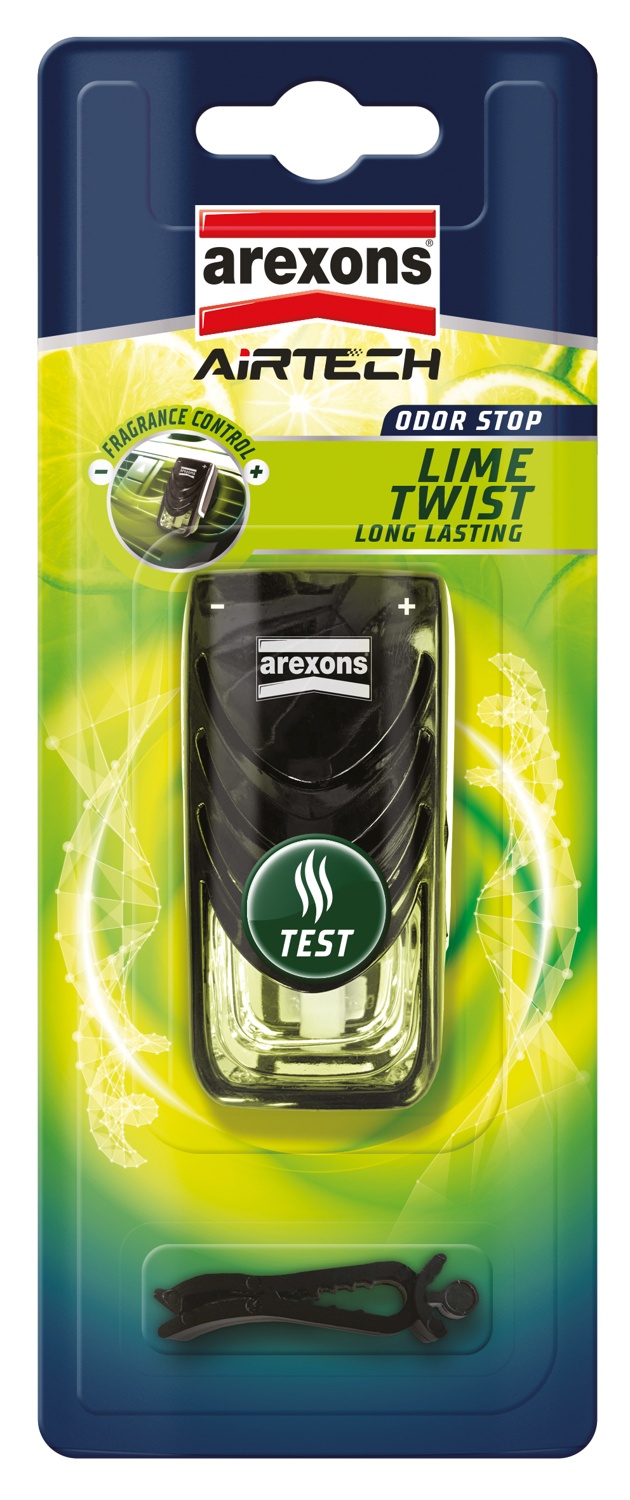 Profumatore per Auto Airtech Lime Twist Arexons