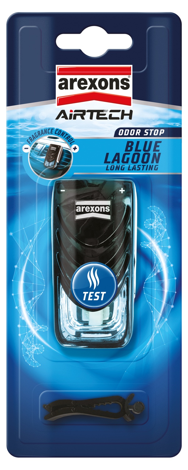 Profumatore per Auto Airtech Blue Lagoon Arexons