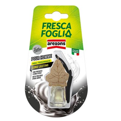 Profumatore per Auto Fresca Foglia Boccettino Pour Homme Arexons