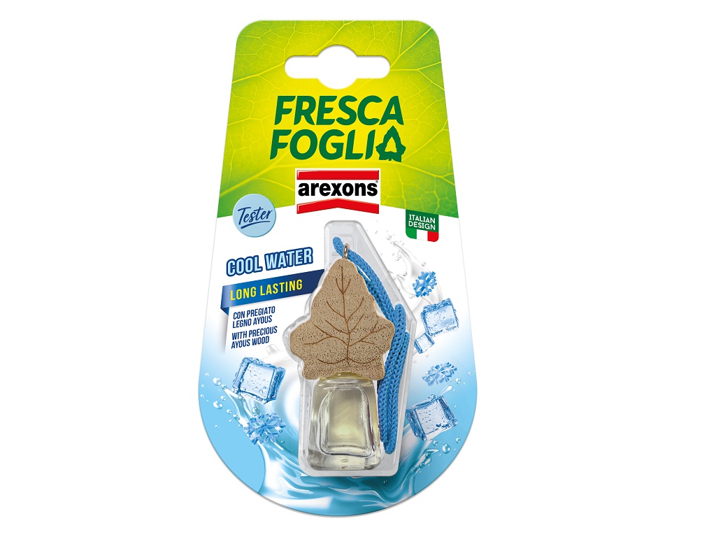 Profumatore per Auto Fresca Foglia Boccettino Cool Water Arexons