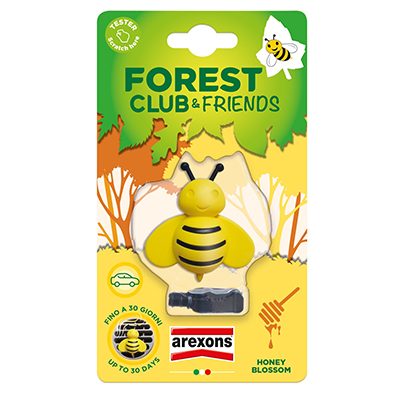 Profumatore per Auto Forest Club Ape Miele Arexons