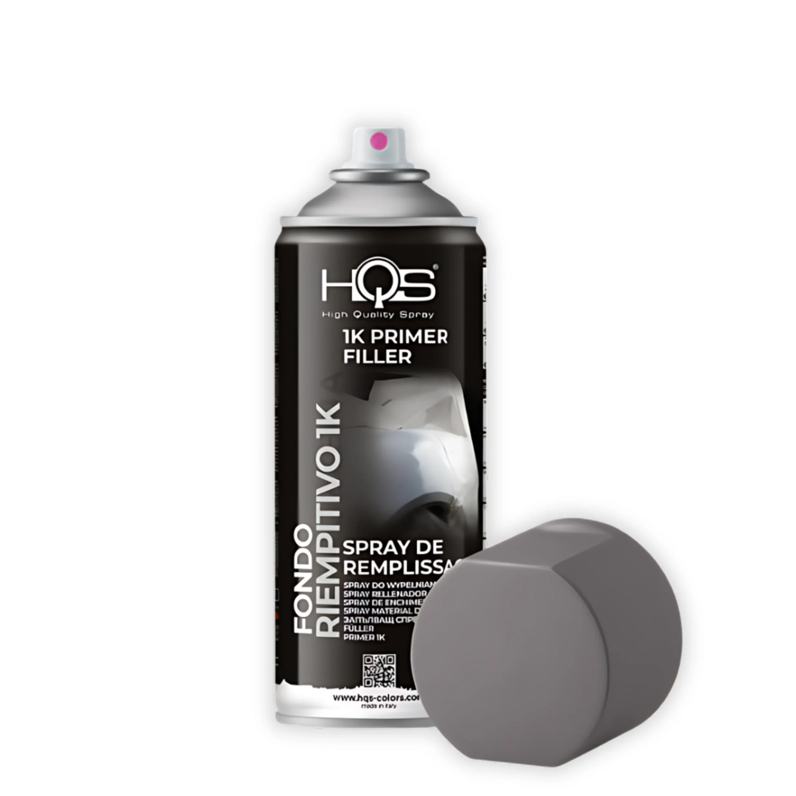 4 Bomboletta Spray Fondo Primer Grigio Antiruggine 500 Ml - Foto 6