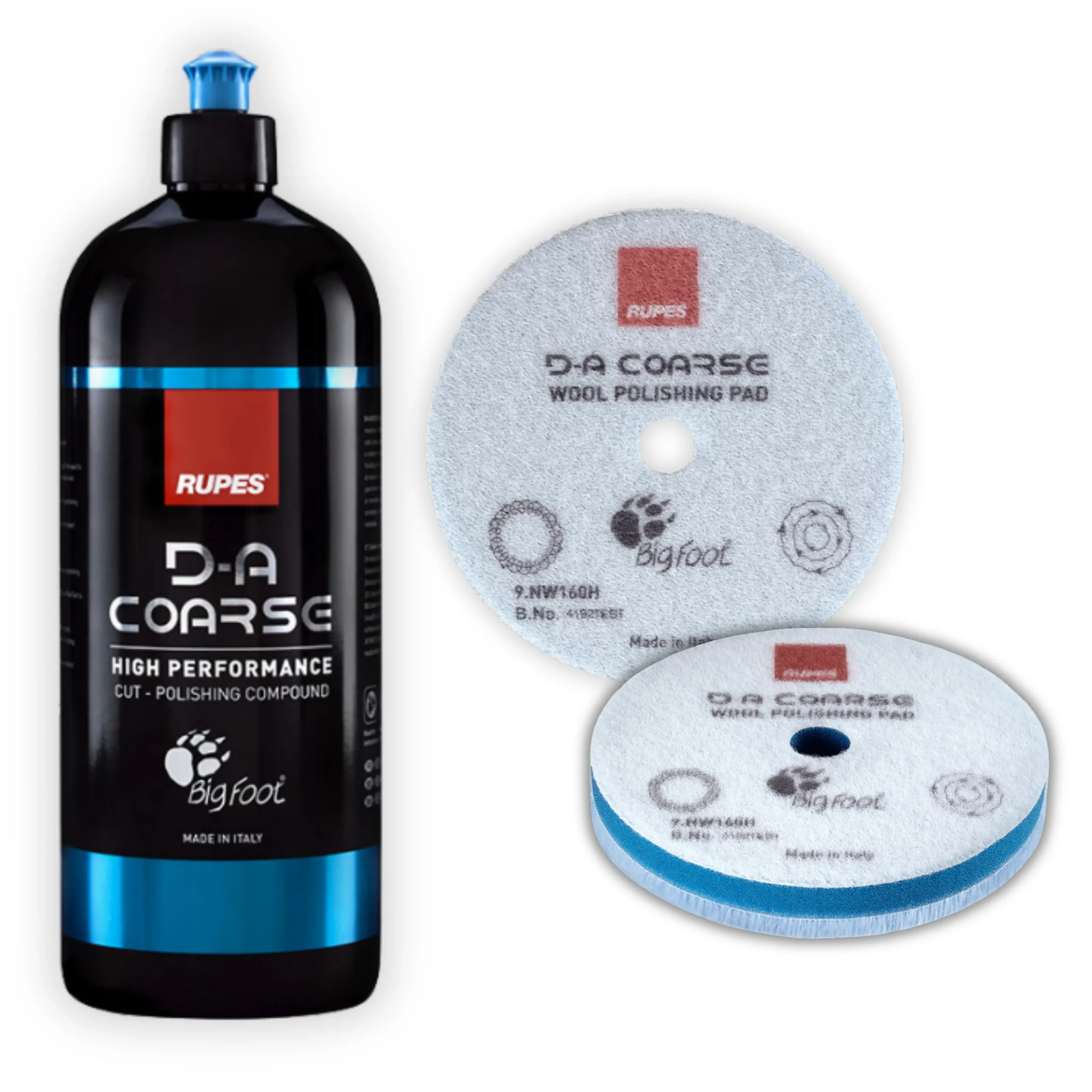 da coarse 1lt tampone lana 160 mm