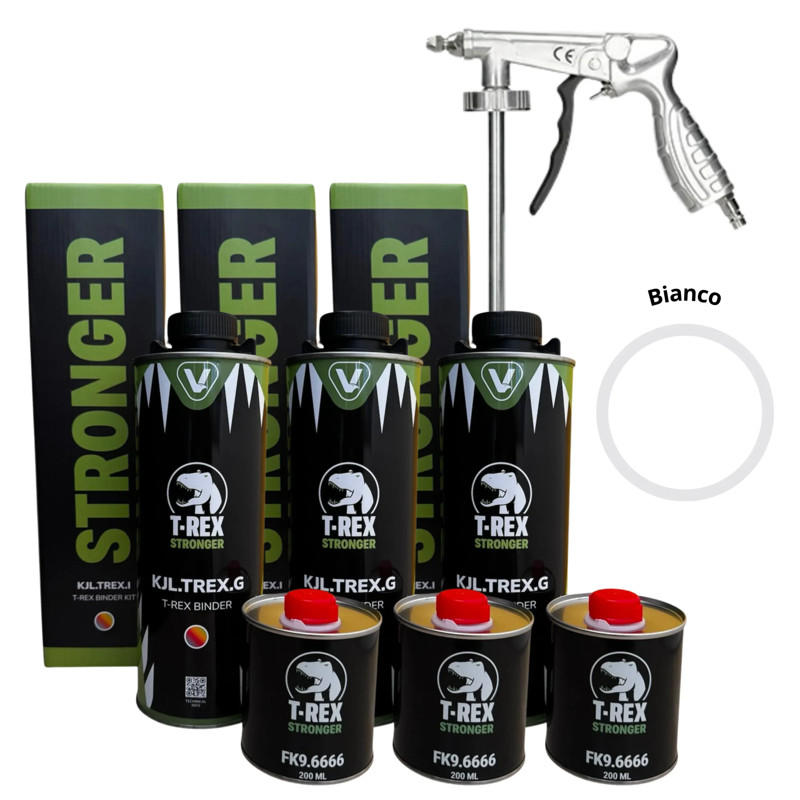 t rex bianco 3 lt pistola