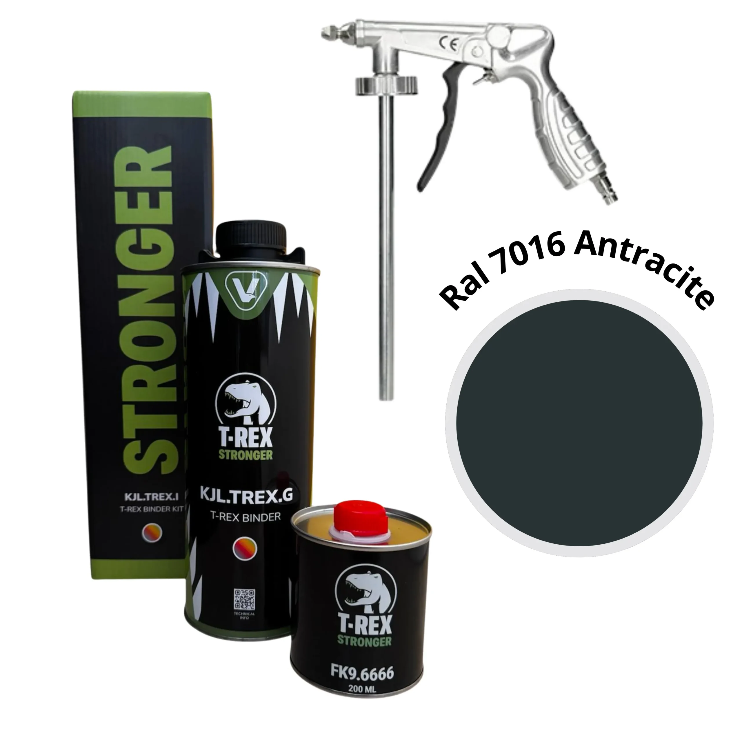 t rex ral 7016 antracite 1 lt pistola