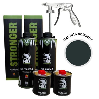 t rex ral 7016 antracite 2 lt pistola