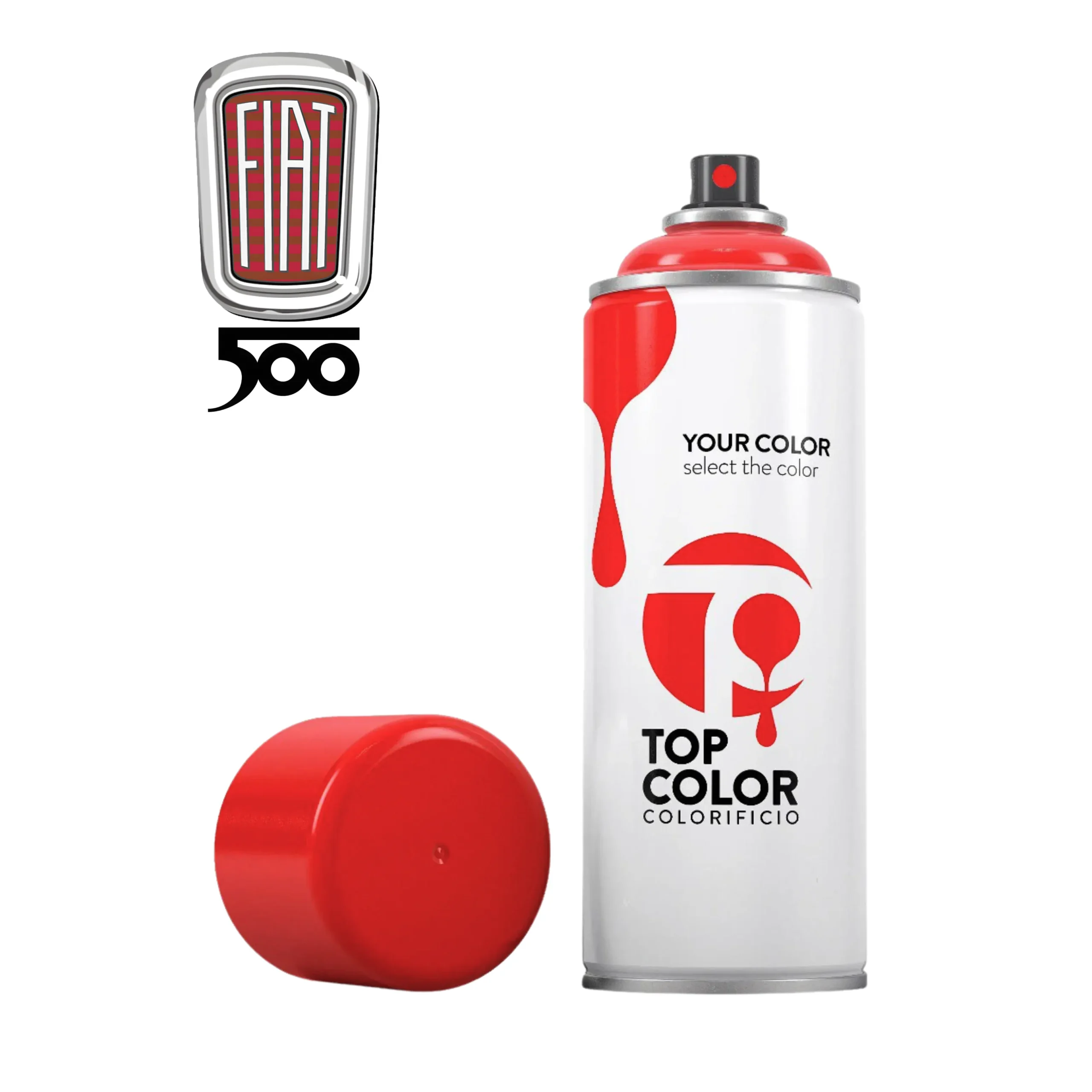 spray lucido diretto fiat 500