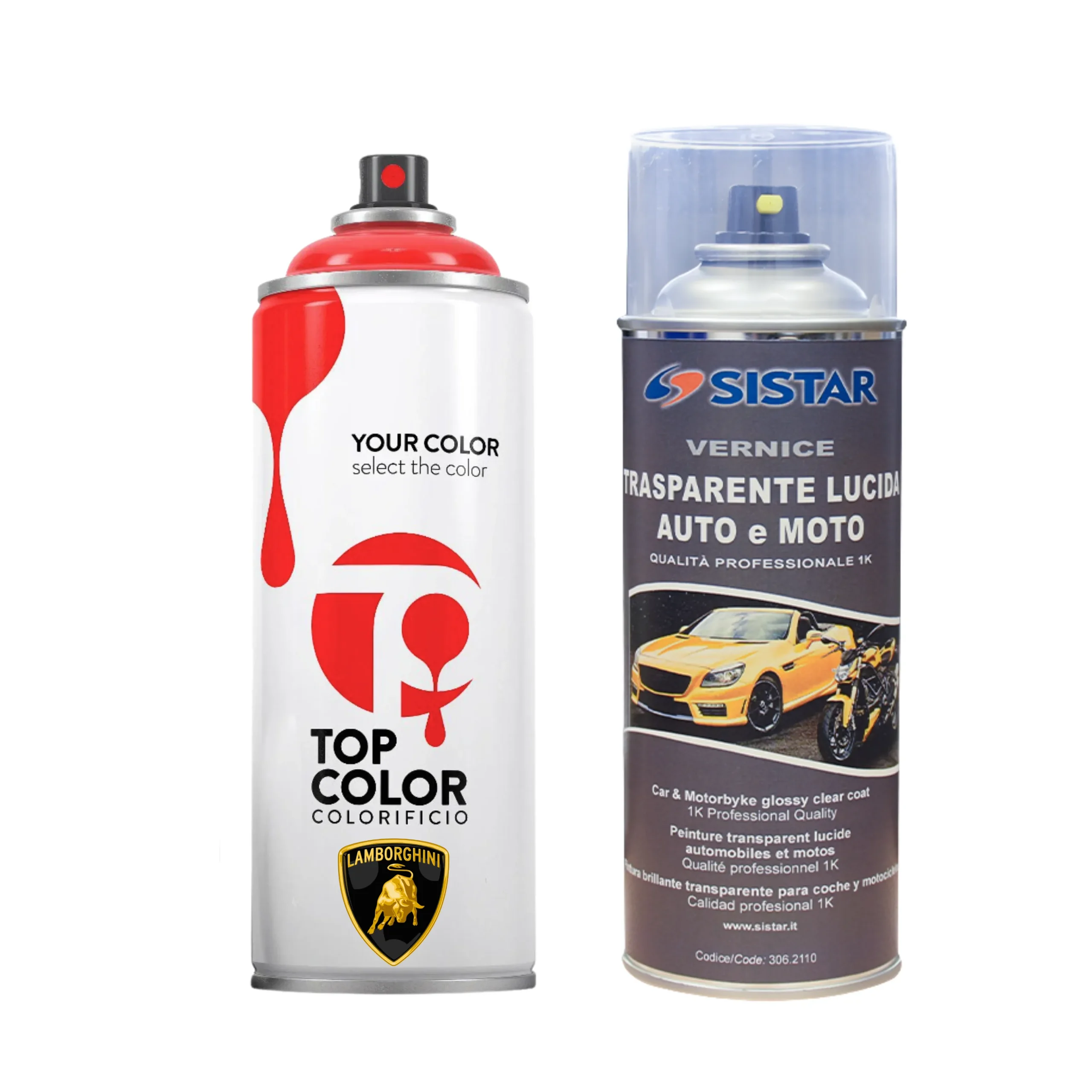 spray base opaca trasparente 1k lamborghini 1