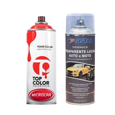 spray base opaca trasparente 1k microcar