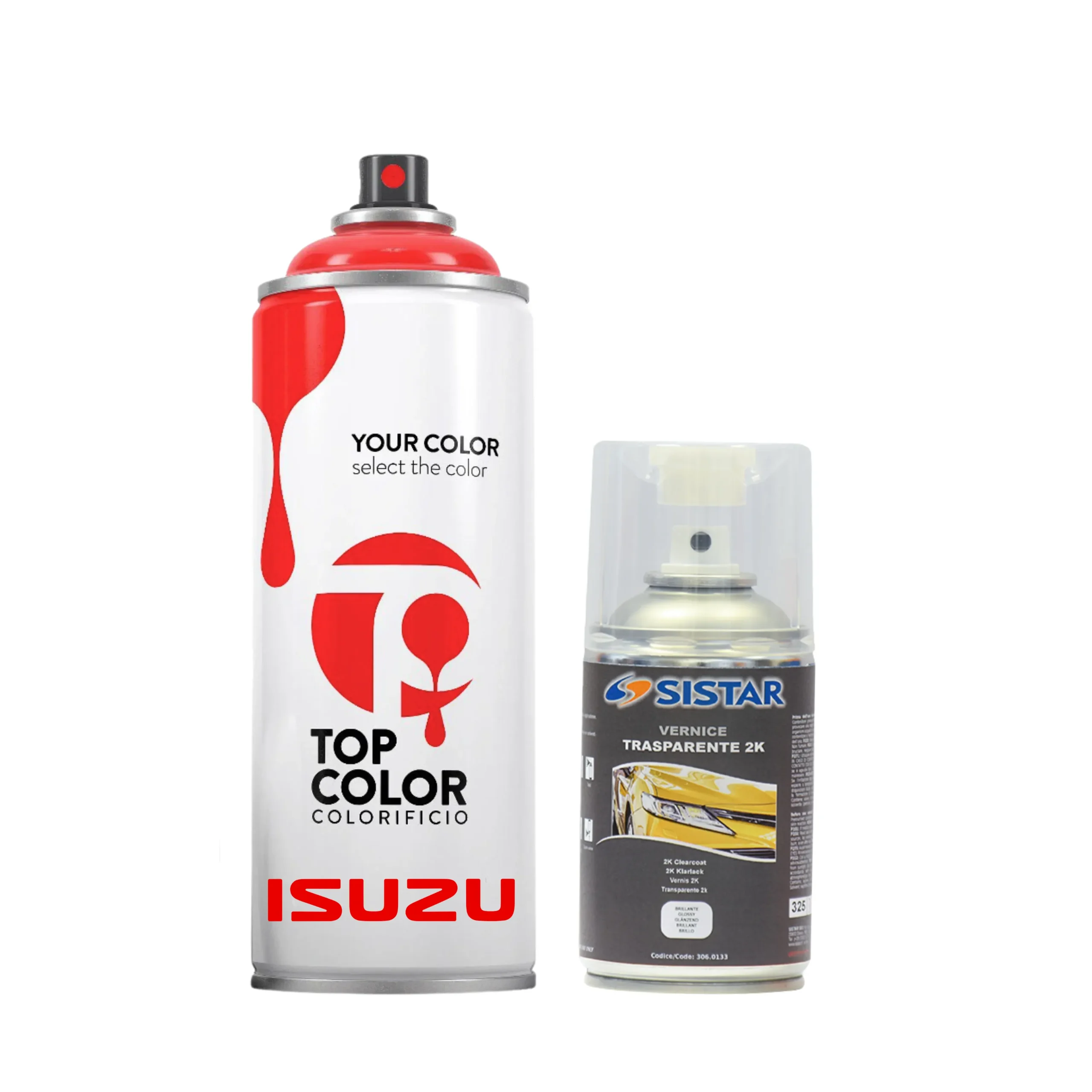 spray base opaca trasparente 2k isuzu