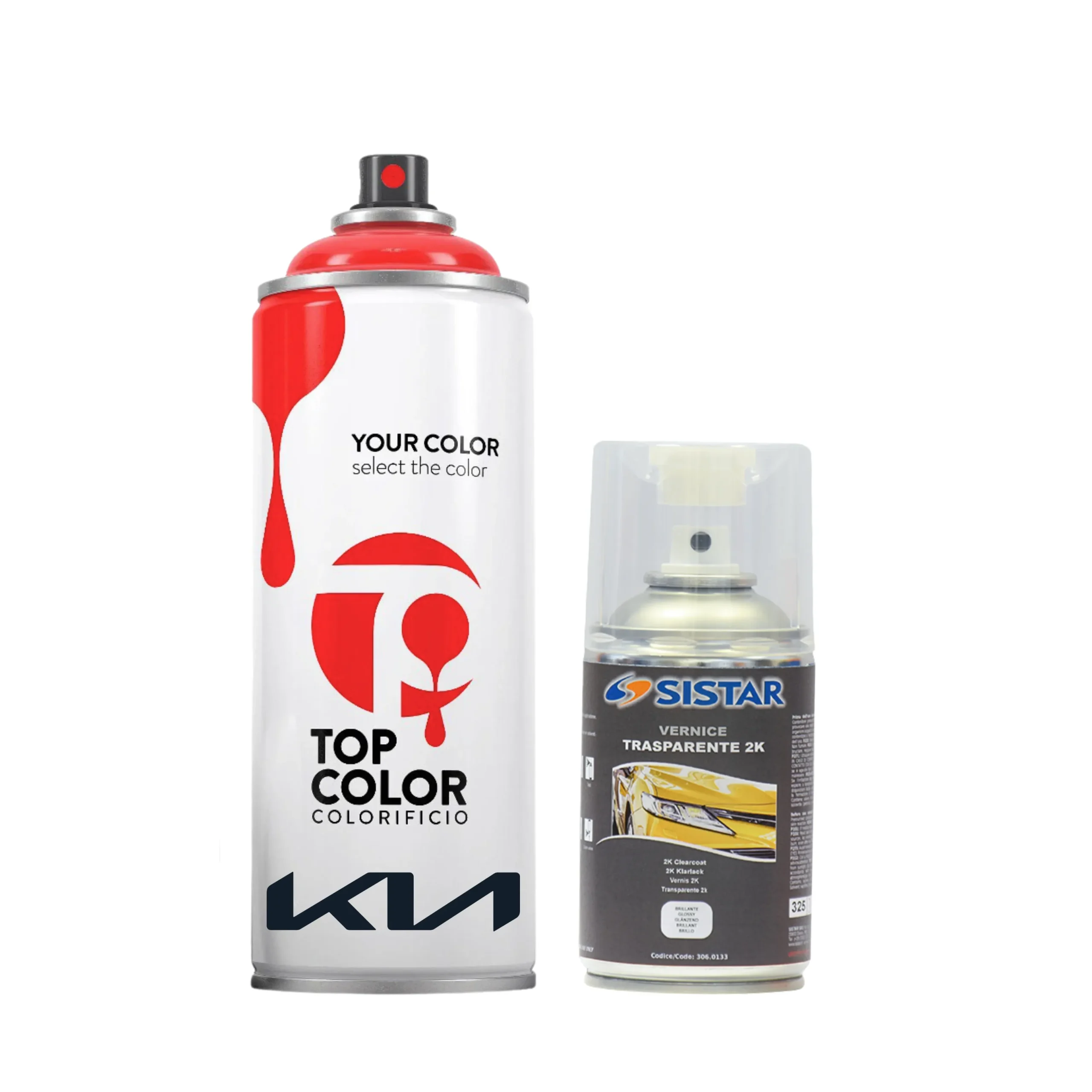 spray base opaca trasparente 2k kia