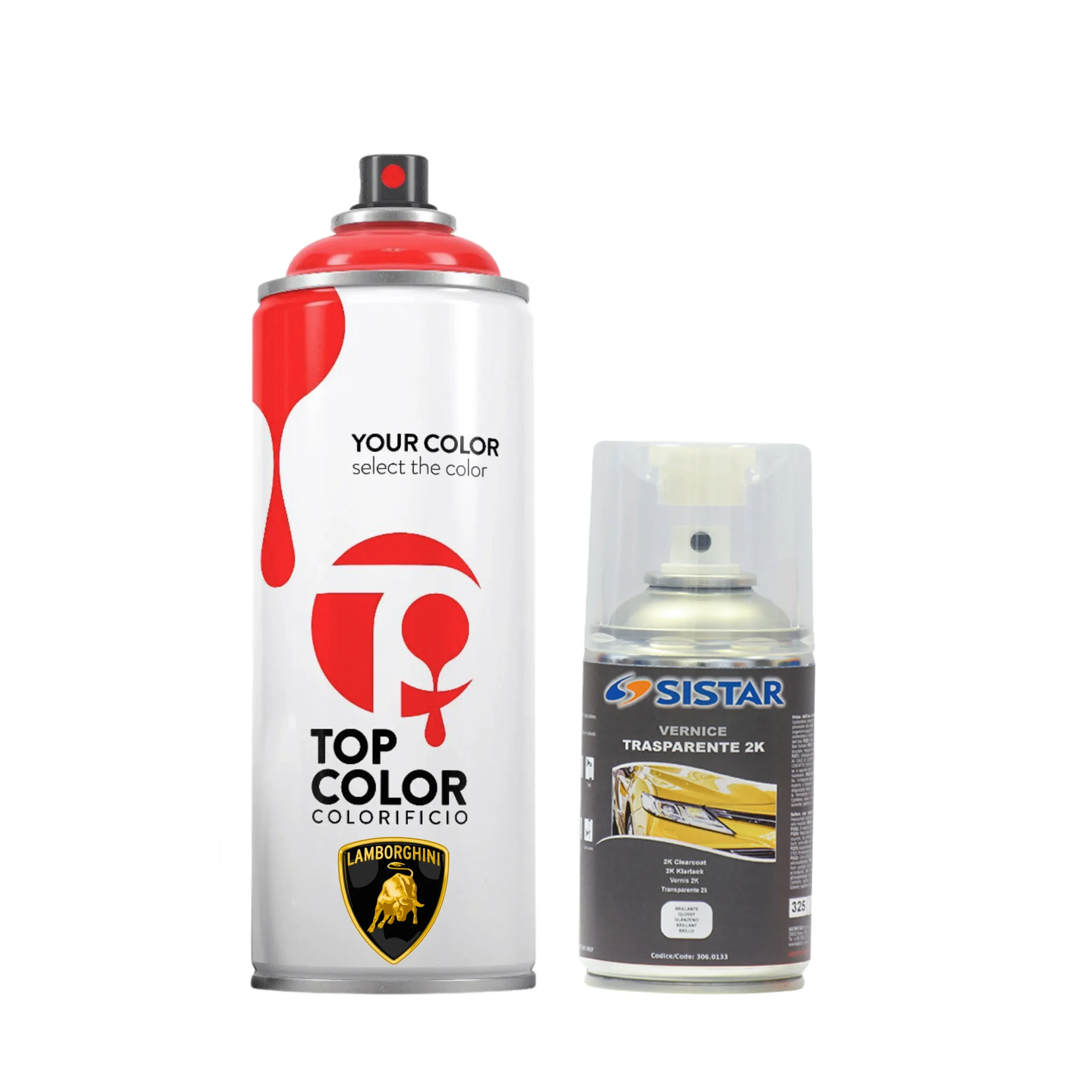 spray base opaca trasparente 2k lamborghini