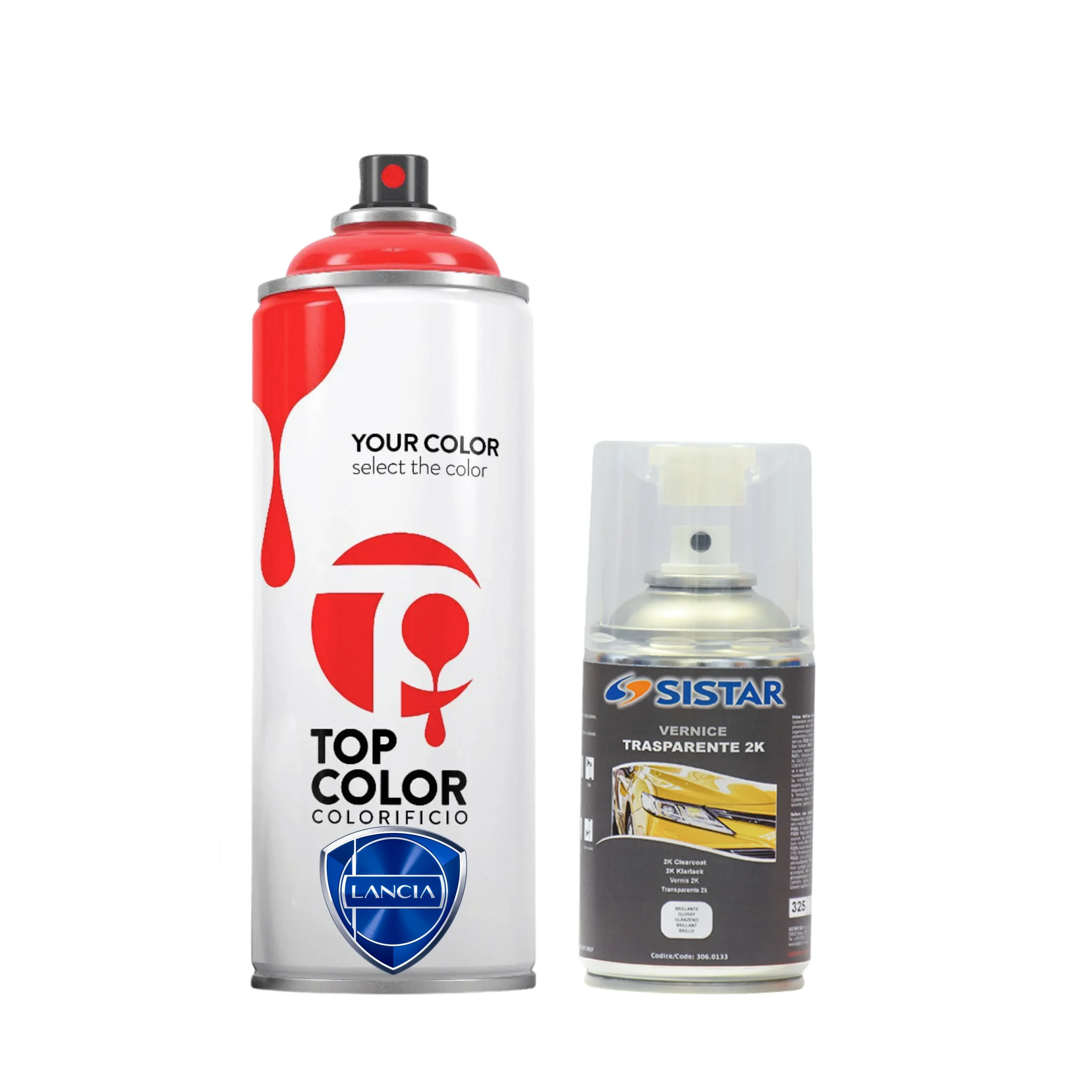 spray base opaca trasparente 2k lancia