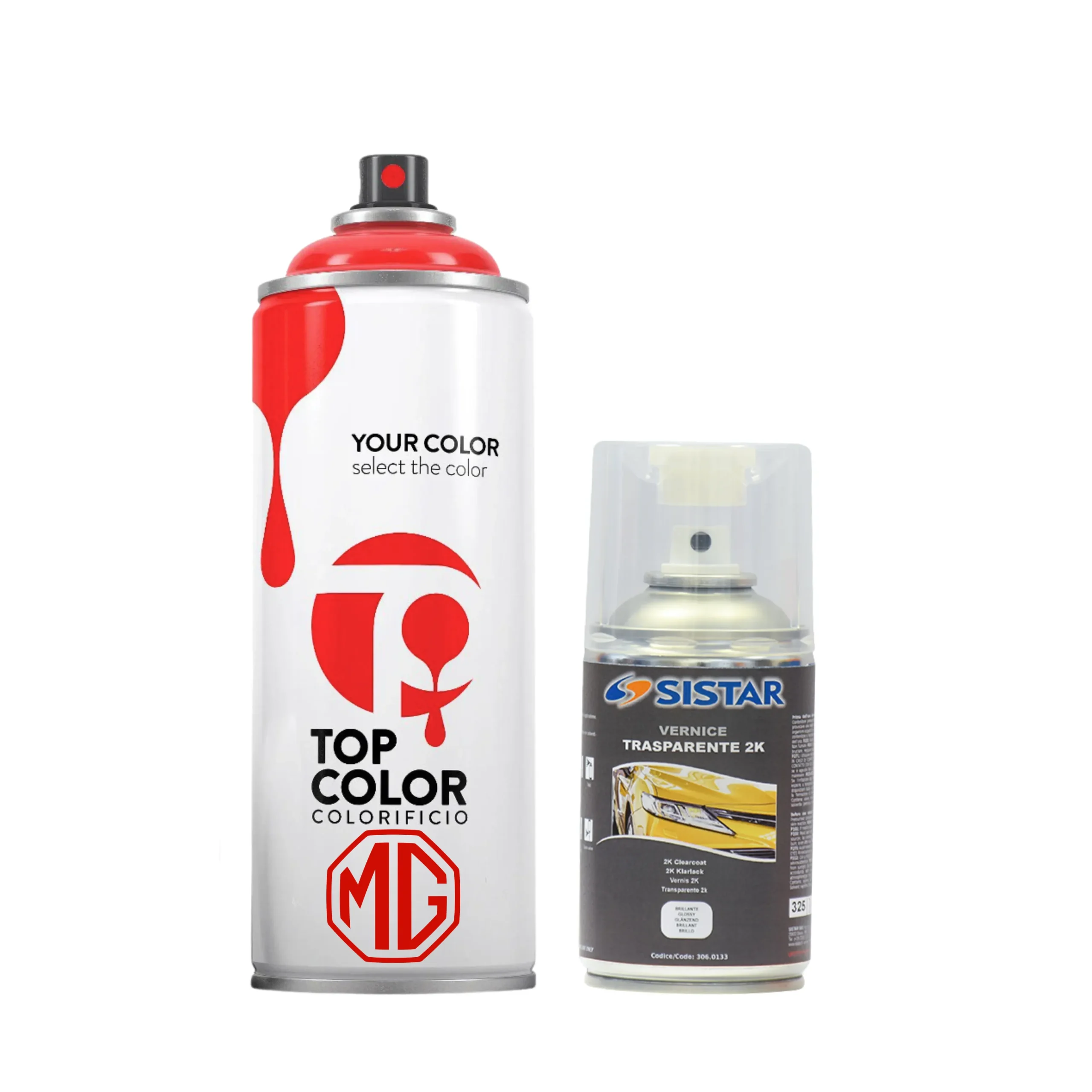 spray base opaca trasparente 2k mg