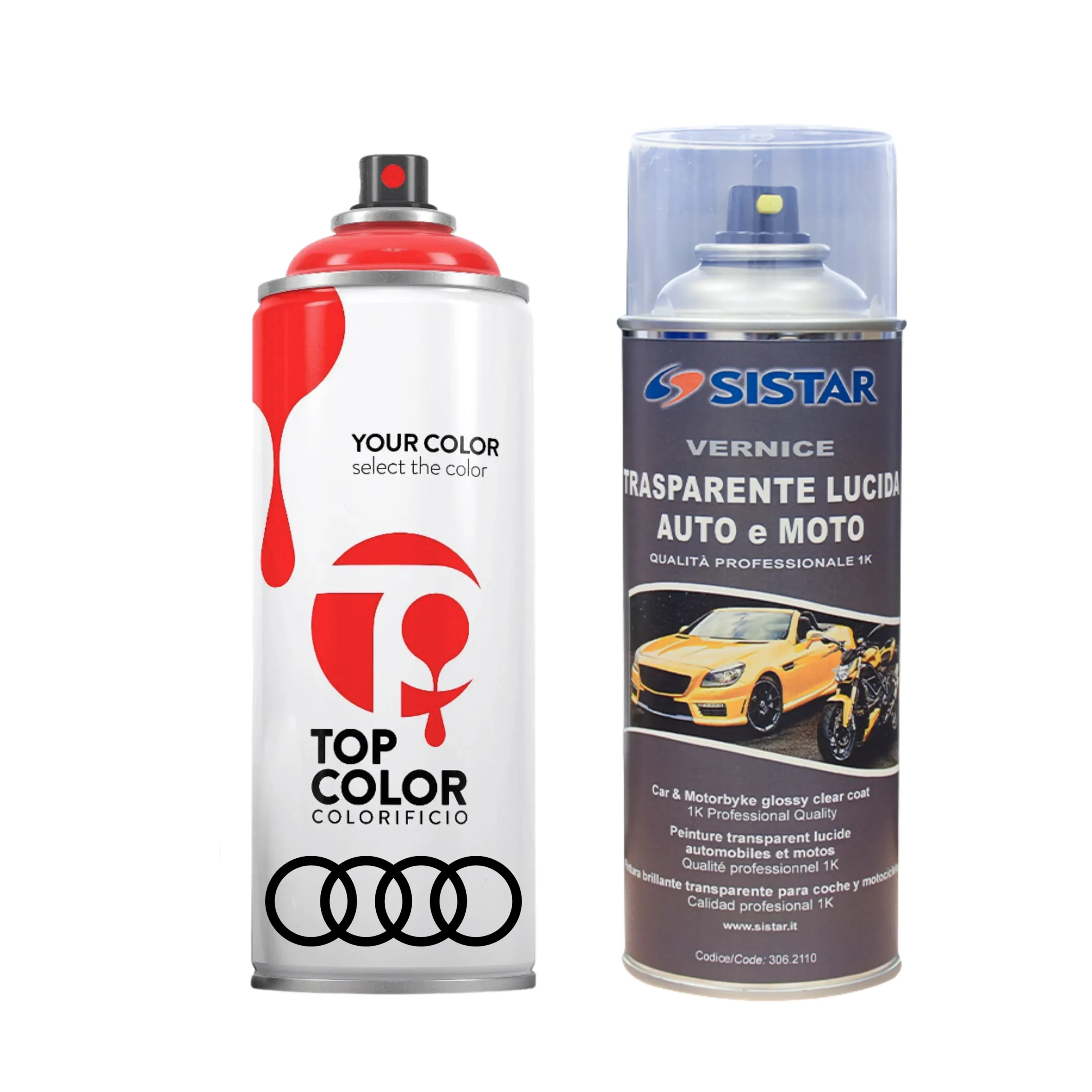 spray base opaca trasparente 1k audi
