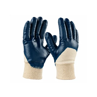 guanti nitrile blu