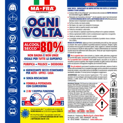ogni volta mafra etichetta